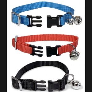 Small Animal Bell Collar Set